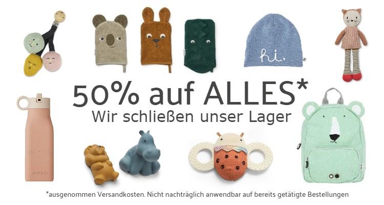 50% Lagerräumung