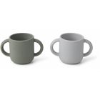 Silikontasse Gene 2er Pack Faunengrün