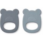 Geo Beißring 2er Pack Blauer Mix