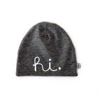 Beanie HI Holzkohle Newborn