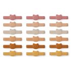 Gonzo Verschluss-Klammern 18er Pack Dunkles Rosa Multi Mix